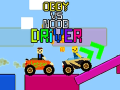 Gra Obby kontra Noob Kierowca w Internecie