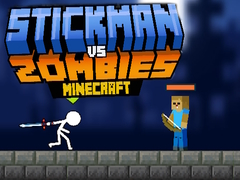 Gra Stickman vs Zombie Minecraft w Internecie