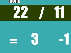 Gra Quiz matematyczny o dzieleniu w Internecie