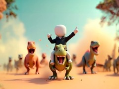 Gra Stickman: Arena Dinozaurów w Internecie