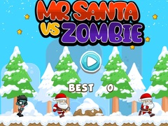 Gra Pan Święty Mikołaj kontra Zombie w Internecie