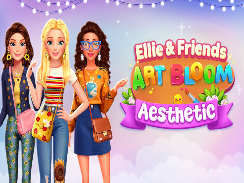 Gra Ellie and Friends Aesthetics Art Kwitning w Internecie