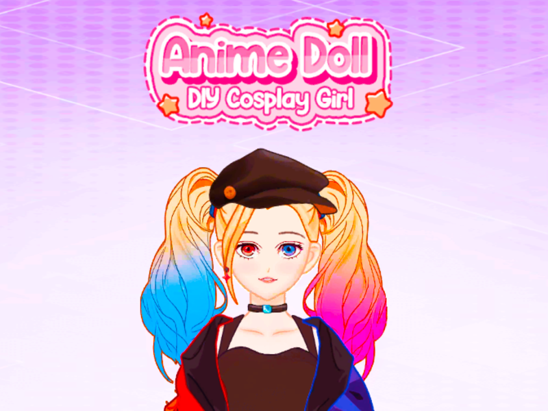 Gra DIY Anime Doll dla Cosplay Girl w Internecie