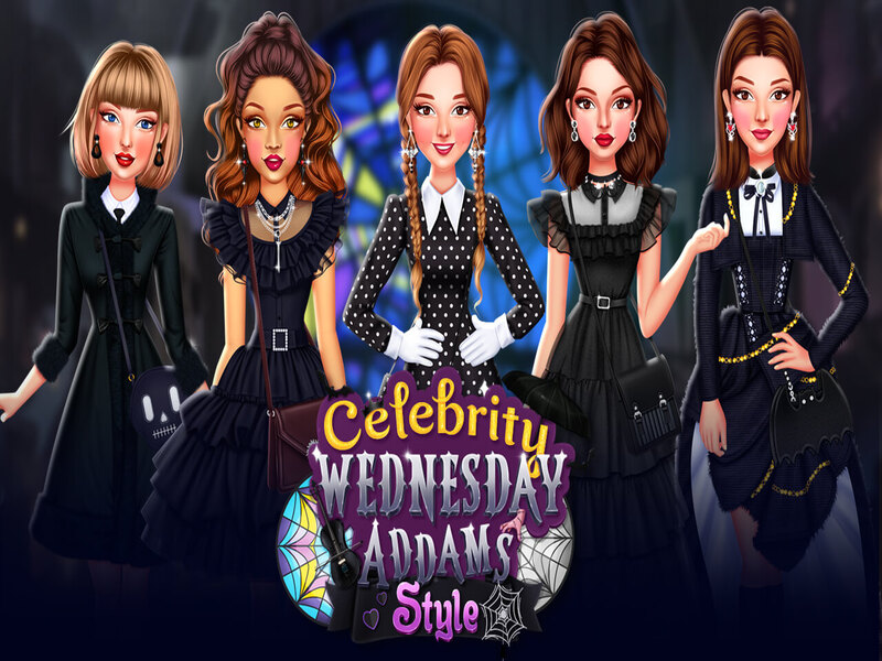 Gra Gwiazdy w stylu Wenses Addams w Internecie