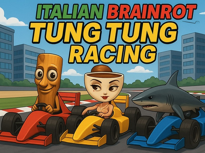 Gra Włoski Brainrot: Tung Tung Racing w Internecie