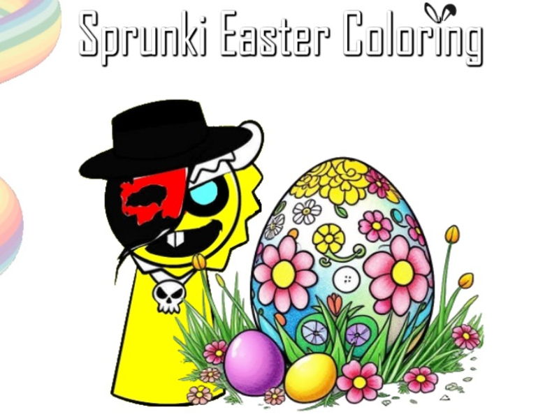 Gra Sprunks: Kolorowanie wielkanocne w Internecie