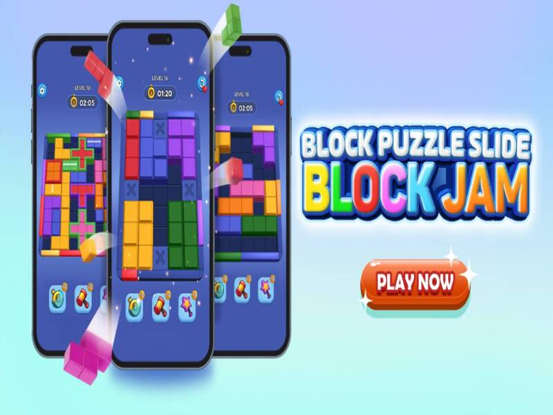 Gra Puzzle blokowe: ściąganie bloku przesuwnego w Internecie