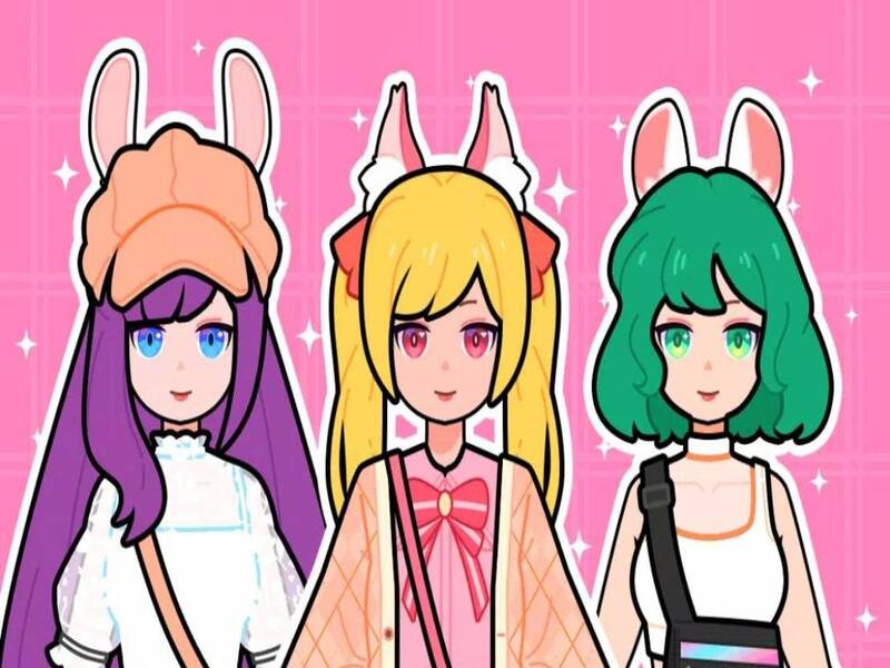 Gra Dollki chibi: papierowy pamiętnik lalek w Internecie