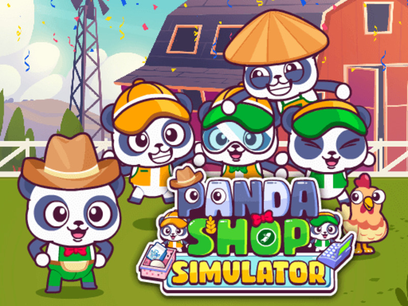 Gra Symulator sklepu Panda w Internecie