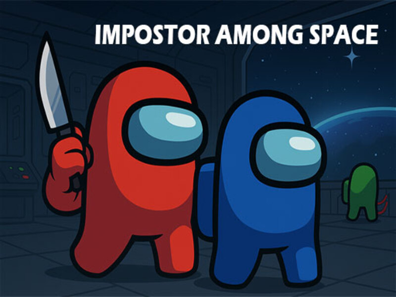 Gra Impostor i as Axong w kosmosie w Internecie