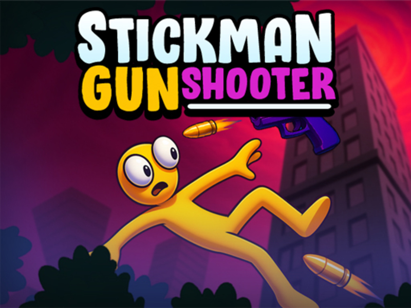 Gra Stykman: strzelec z pistoletu w Internecie