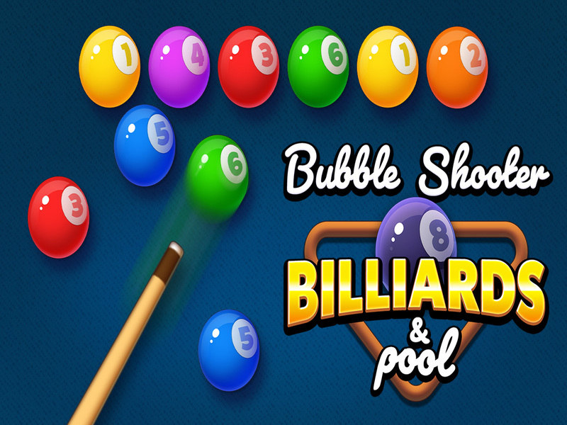 Gra Bubble Shooter: bilard i basen w Internecie