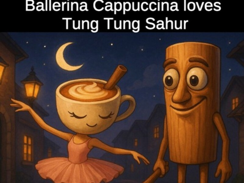 Gra Ballerina Kapuchino uwielbia Tung Tung Sahura w Internecie