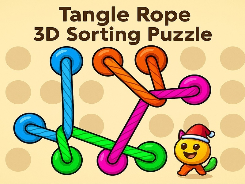 Gra Rope-bar z orzecha 3D w Internecie